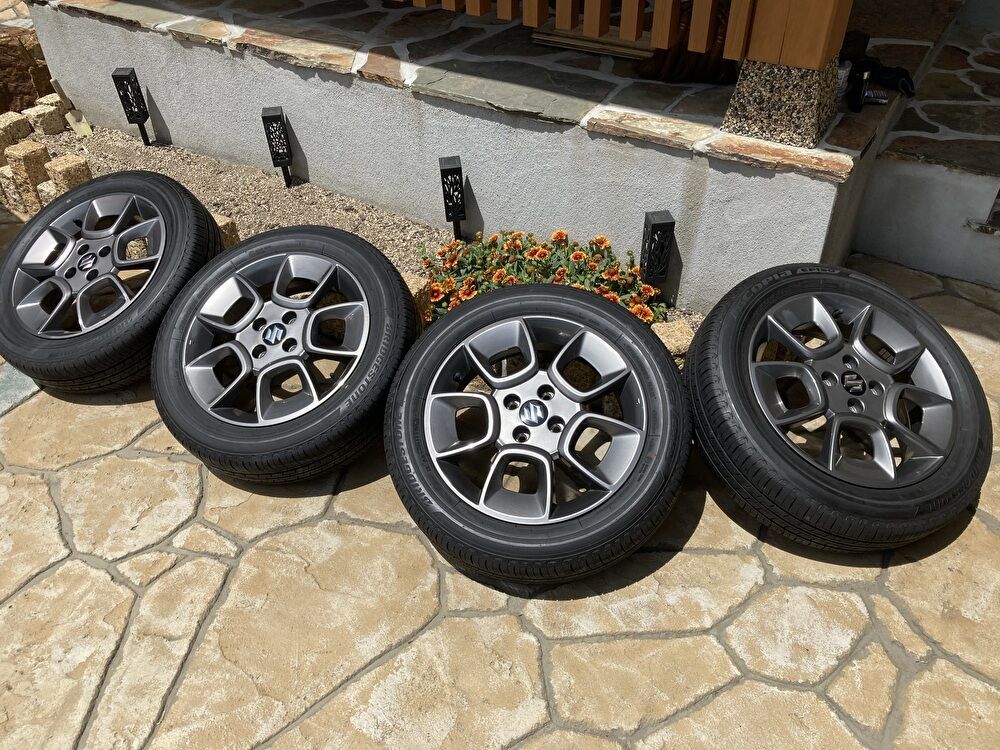 超 スズキ 純正 16in5J+40 4穴PCD100 ブリヂストン 175/60R16 イグニス 