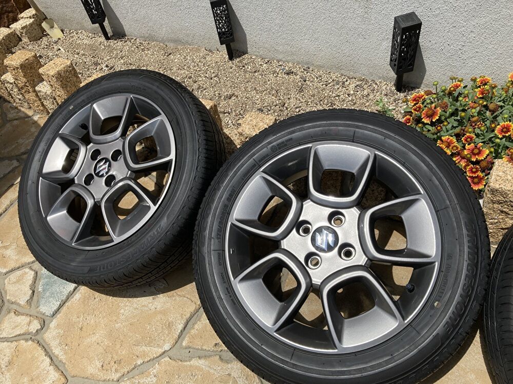超 スズキ 純正 16in5J+40 4穴PCD100 ブリヂストン 175/60R16 イグニス 
