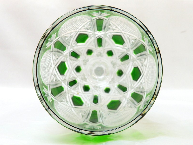 Baccarat バカラ ツァー グラス ワイングラス グリーン 27㎝ 箱付 1000円スタート Baccarat バカラ TSAR ツァー ワイングラス グリーン