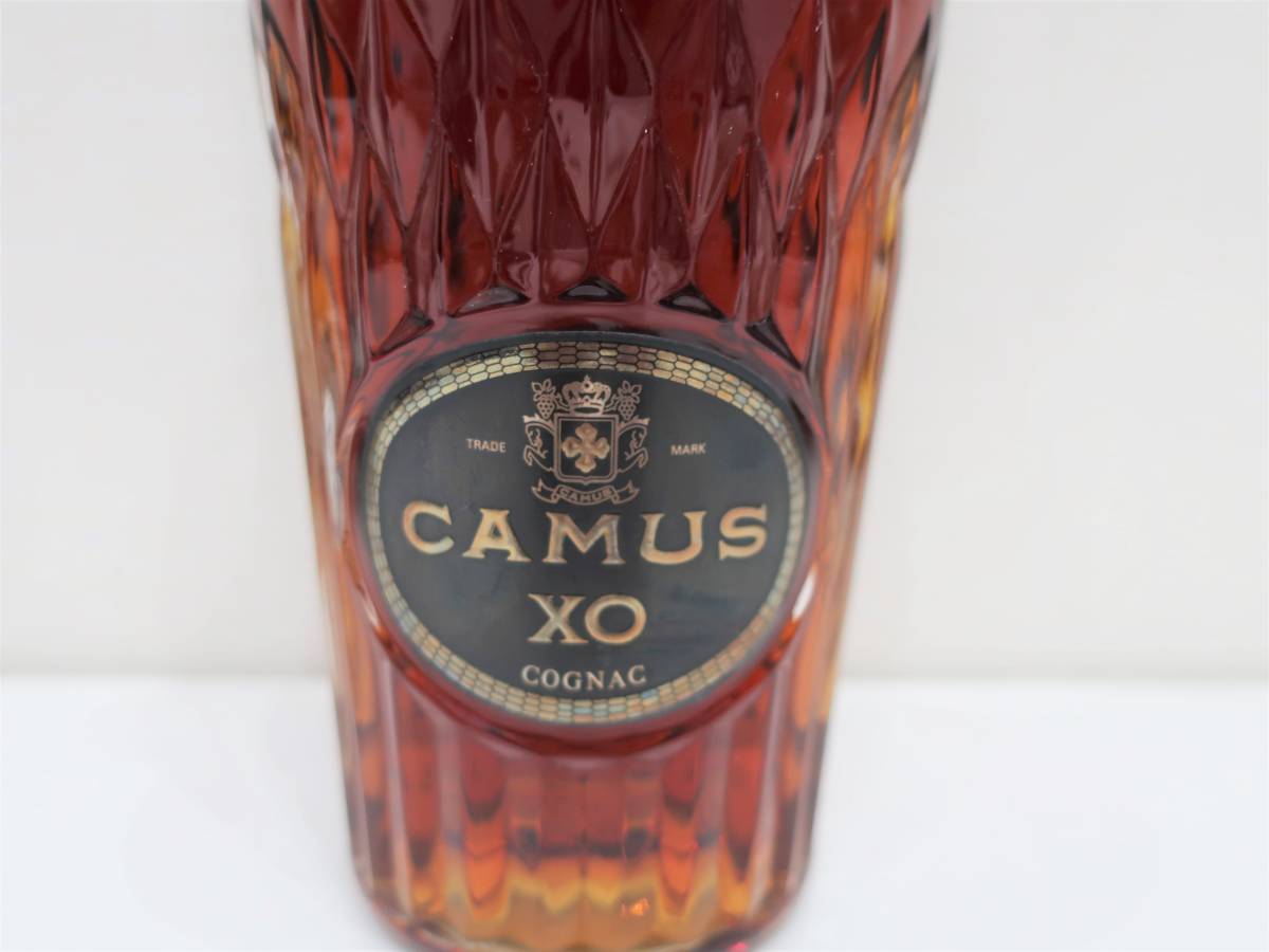 1円～【未開栓|古酒】CAMUS カミュ XO ロングネックボトル COGNAC BRANDY コニャック 700ml 40%【萩】