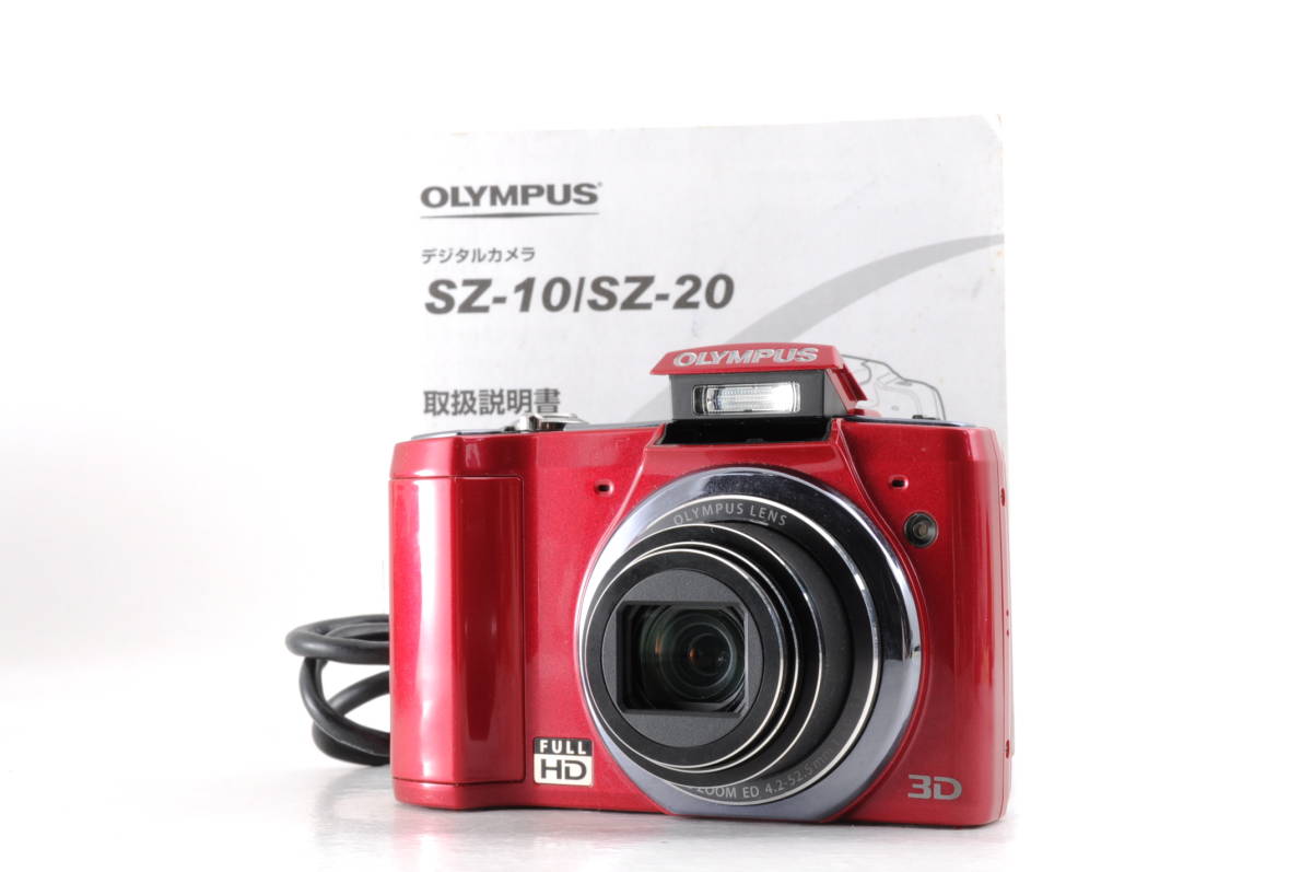 カメラ OLYMPUS SZ-20 デジタルカメラ レッド