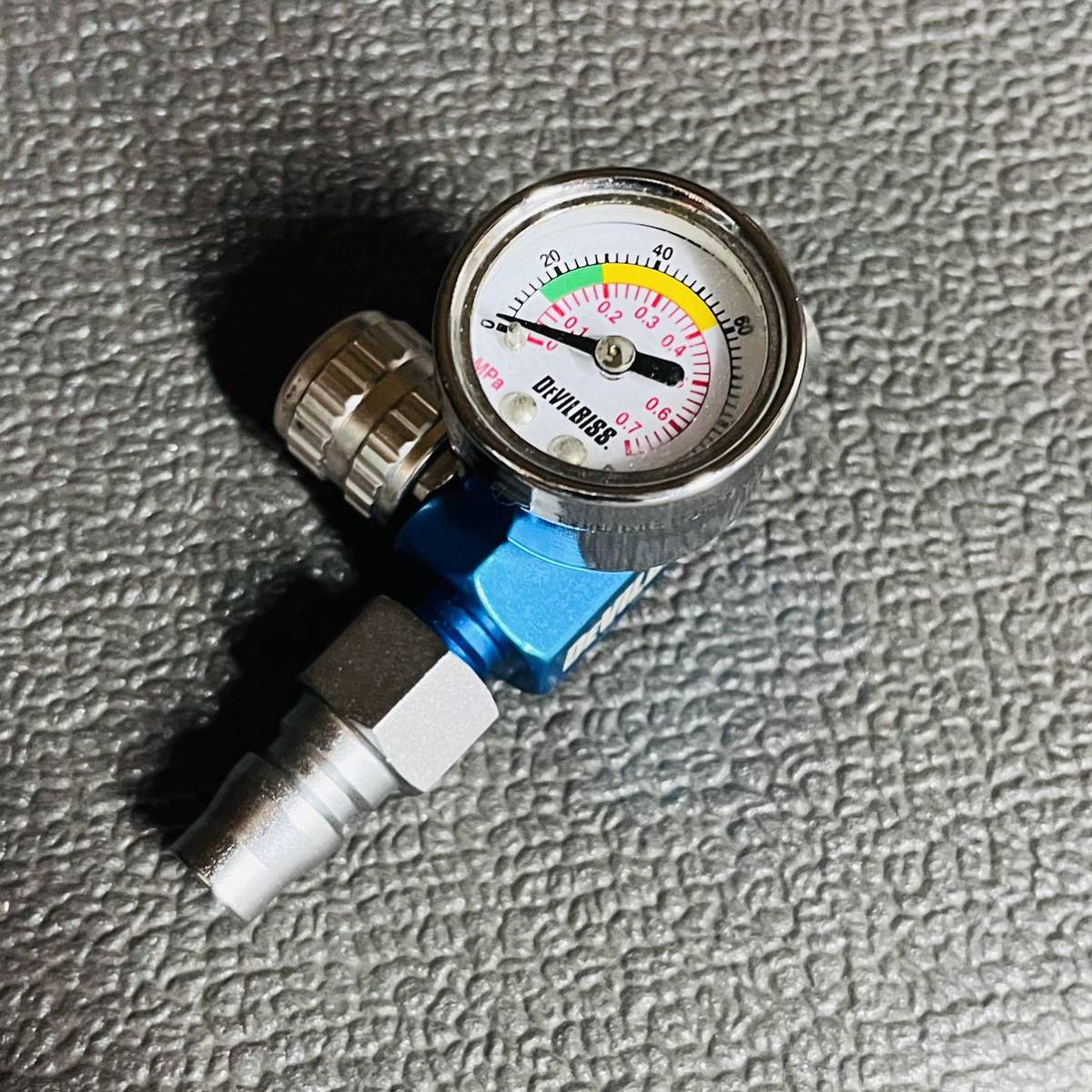 中古！デビルビス DEVILBISS 手元圧力計 レギュレーター スプレーガン 