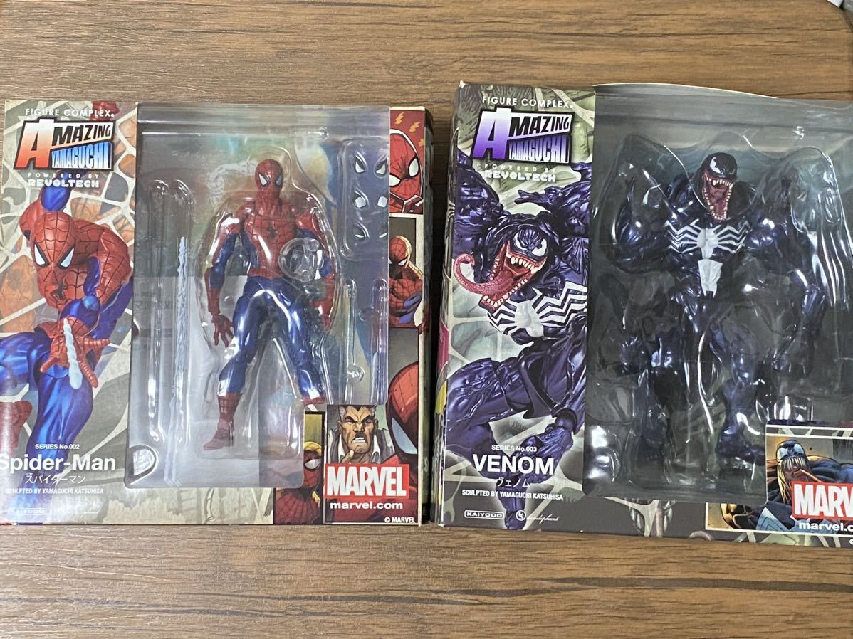 海洋堂 Amazing Yamaguchi スパイダーマン ヴェノム セットMARVEL