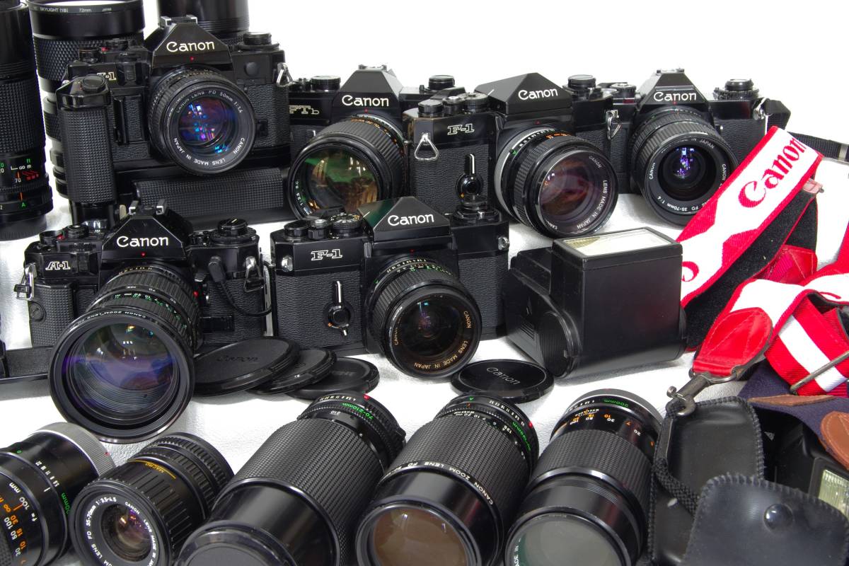 カメラ、光学機器 【ジャンク品】Canon A-1 フィルム一眼レフ 豪華