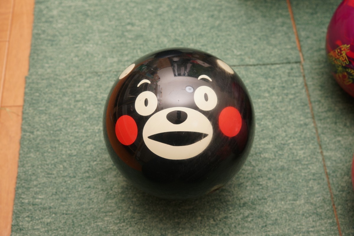 レア・限定品】くまモン ボウリングボール 16ポンド ABS製 販売終了