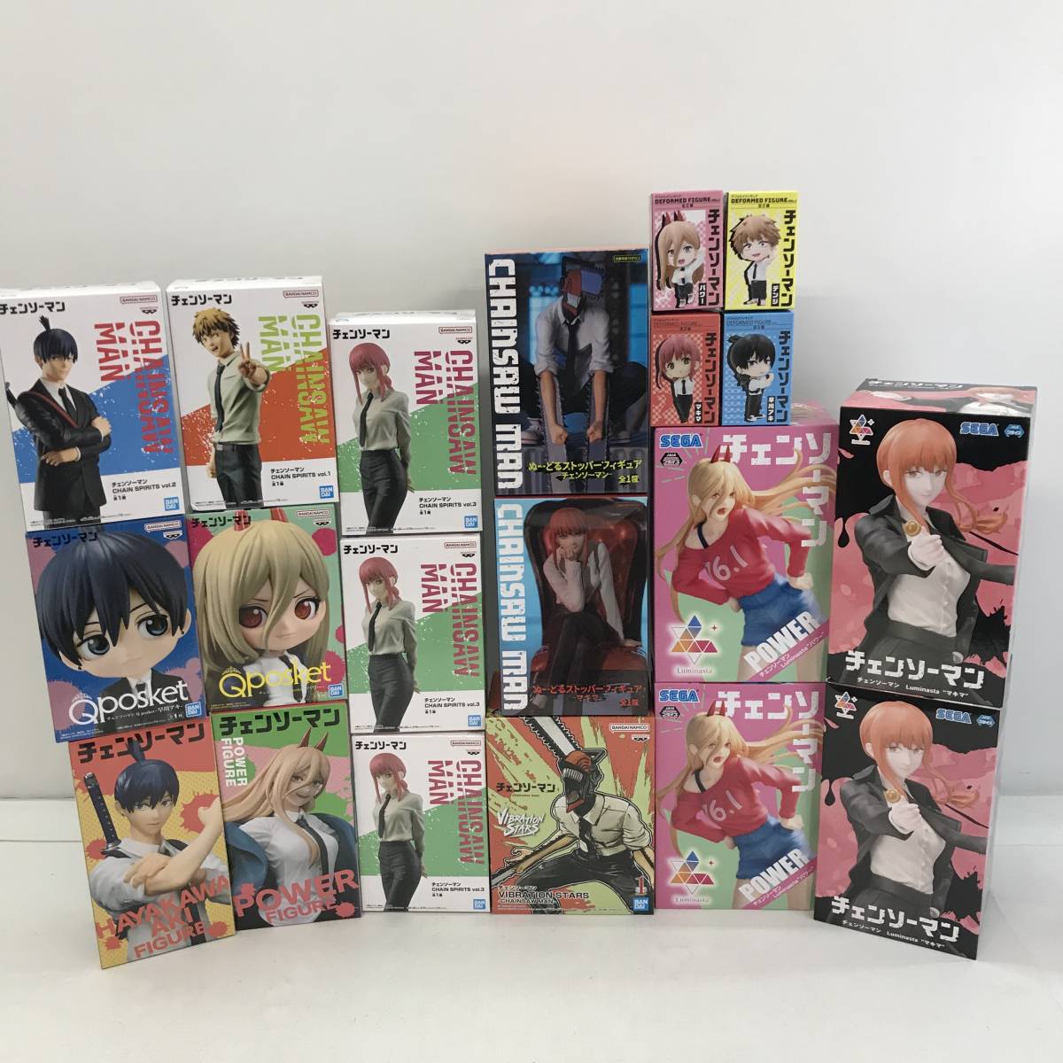No.5538☆1円～【チェンソーマン】プライズフィギュアまとめ デンジ 