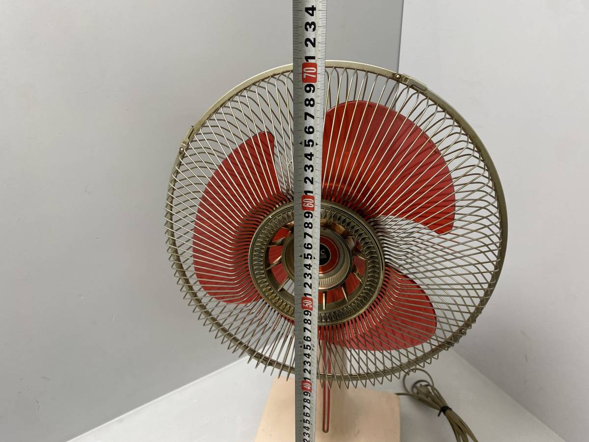 ☆NEC 扇風機☆NF-303HP 羽根径30cm 三枚羽 オレンジ 昭和 レトロ