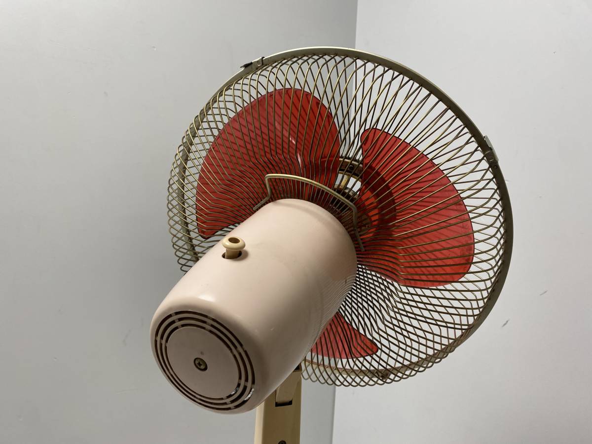 ☆NEC 扇風機☆NF-303HP 羽根径30cm 三枚羽 オレンジ 昭和 レトロ