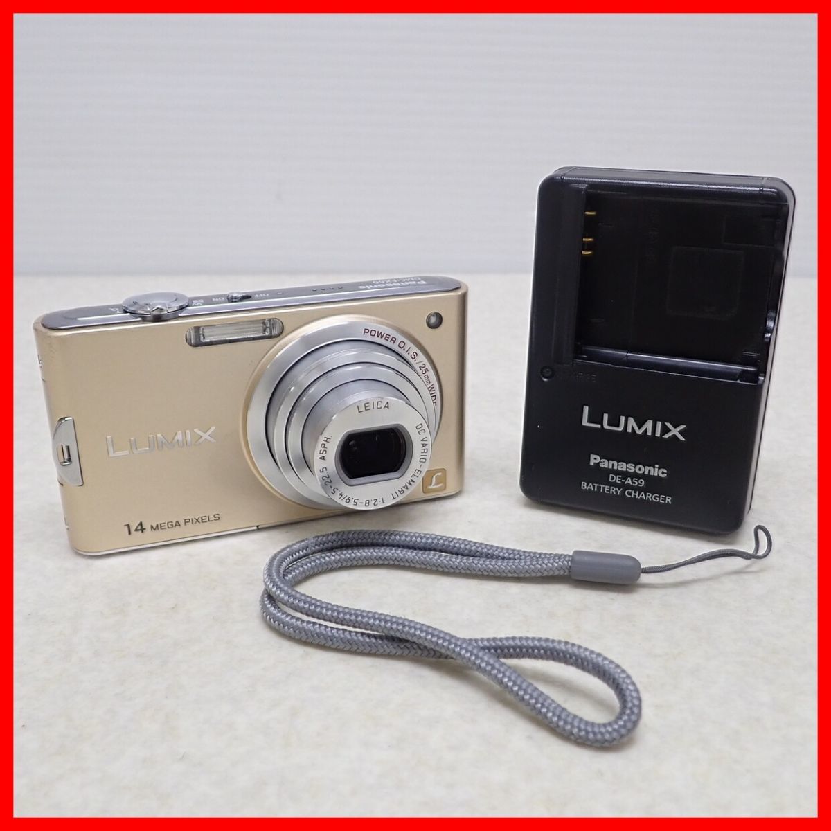 ☆Panasonic デジタルカメラ LUMIX DMC-FX66 リュクスゴールド