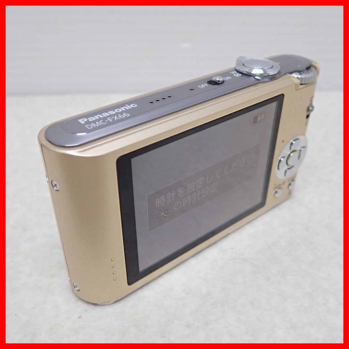 ☆Panasonic デジタルカメラ LUMIX DMC-FX66 リュクスゴールド
