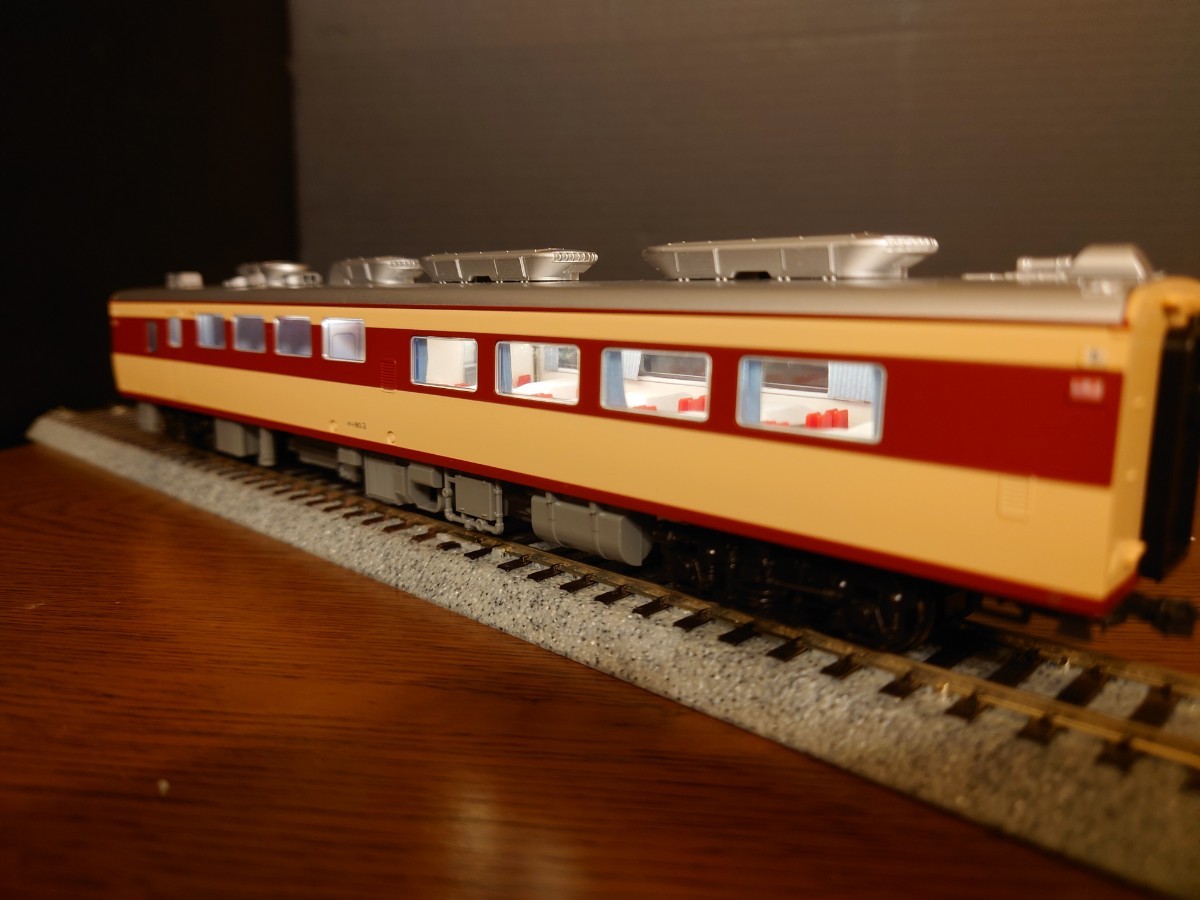 【HO】KATO キハ81(2両)+キハ82-900+キハ80(M)+キロ80+キシ80 計6両　室内灯と車内インテリア再現付き　ひたち仕様_8