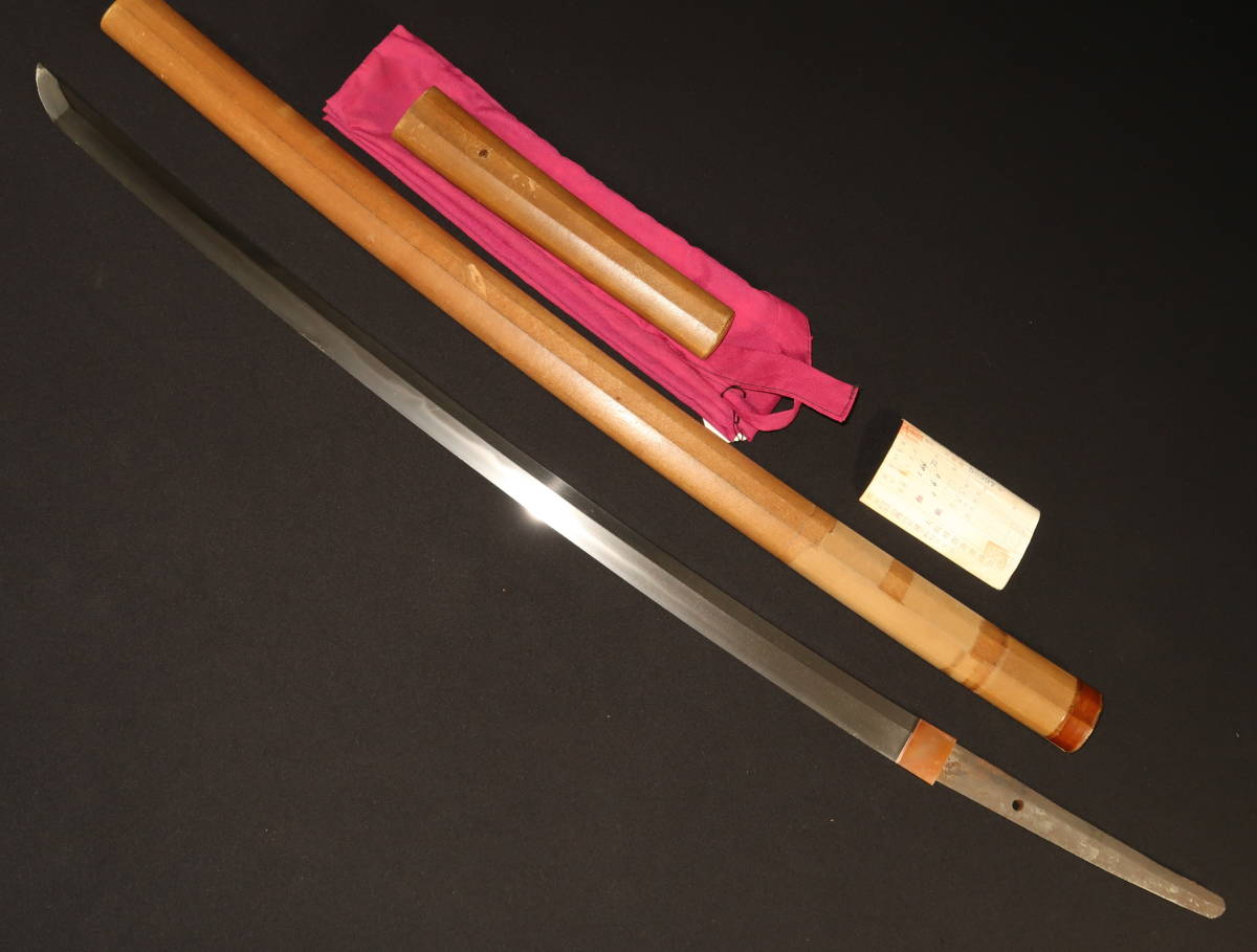 【SALE，お買い得】 おもしろい刃紋の一振り.仕上げてみて下さい.刃長64.0㌢.拵刀剣刀装具武具(刀、太刀)｜売買されたオークション情報、yahooの商品情報をアーカイブ公開 - オークファン 刀、太刀