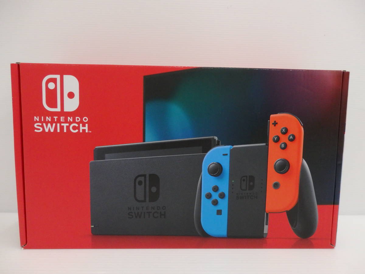 ga26)Nintendo Switch ニンテンドースイッチ HAD HAC-001(-01)ネオンブルー ネオンレッド 任天堂 中古品