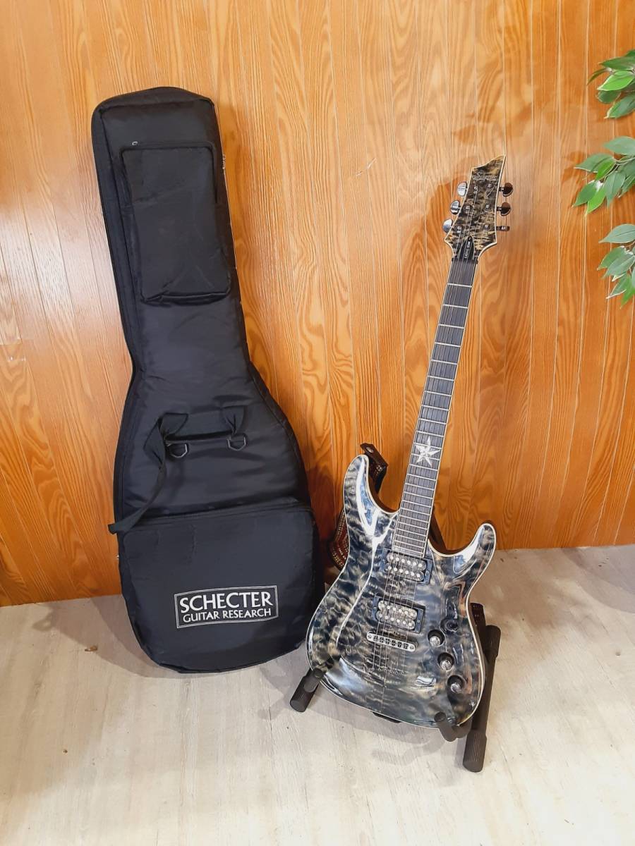 7499-04☆シェクター/Schecter エレキギター ソフトケース付き Diamond 