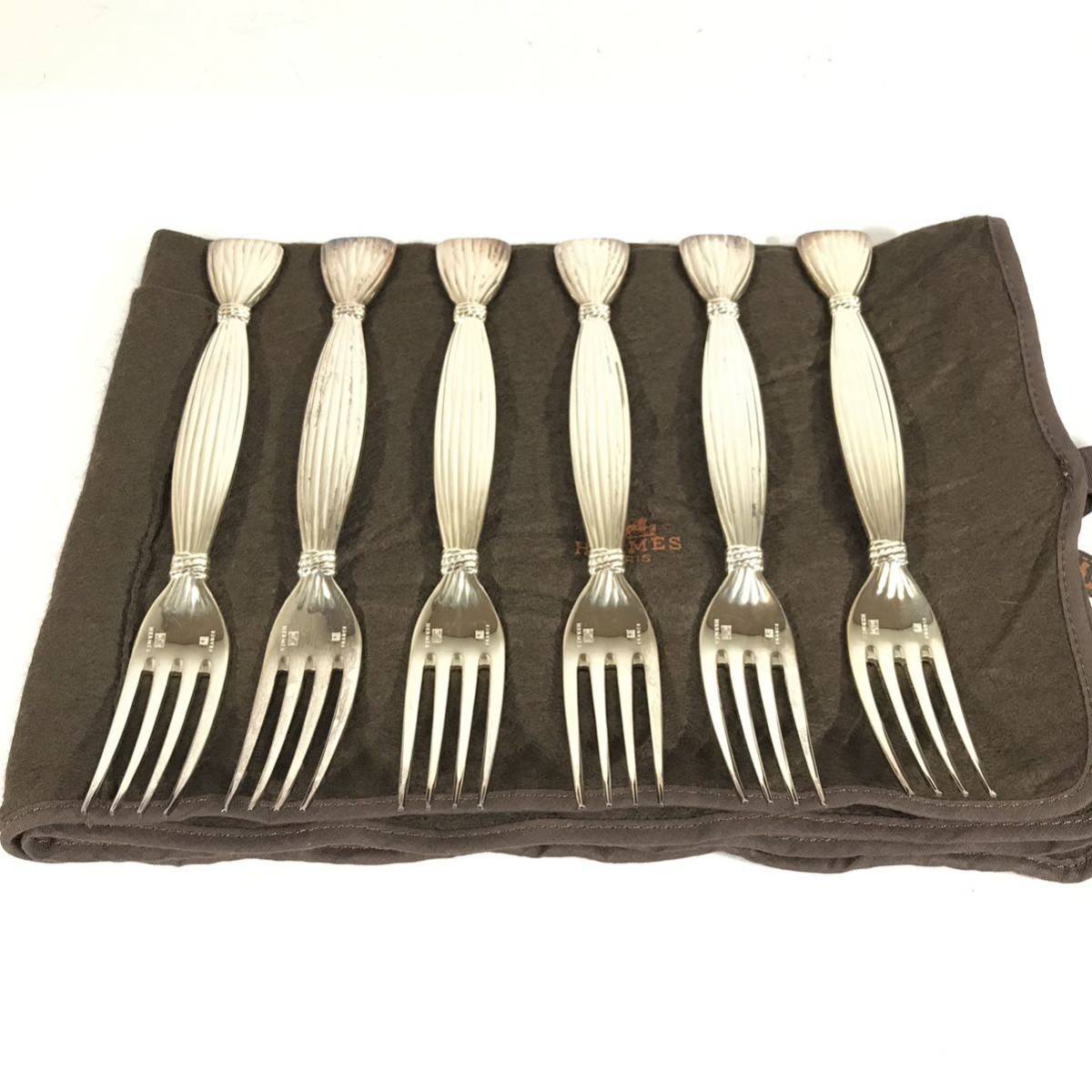 HERMES カトラリー フォーク ナイフセット HERMES コメット カトラリー