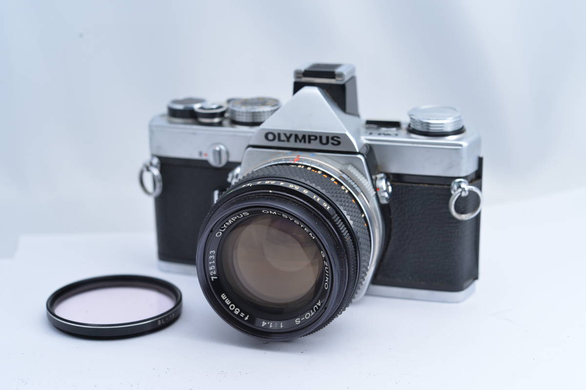 0314 OLYMPUS OM-1 50mm F1.4 オリンパス 一眼レフフィルムカメラ