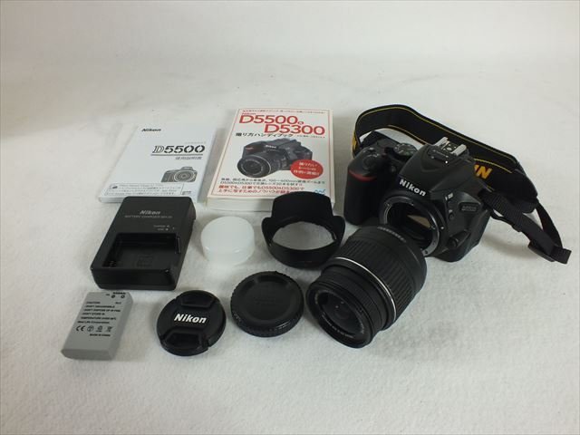 D5500 デジタル一眼レフカメラ Nikon | - 18-55 VR レンズキット
