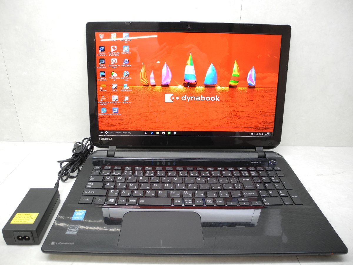 ☆第4世代☆東芝☆高解像度.dynabook T75/NBS☆Core i7 2.00GHz/8GB/1TB/BD/無線/Bluetooth/カメラ/Office/Win10☆Win8.1 DtoD領域☆1円☆
