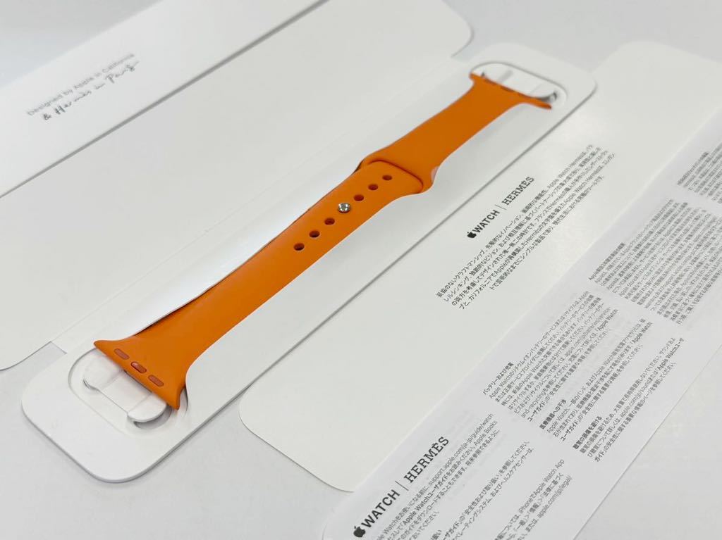 Apple Watch series8 HERMES 付属品　スポーツバンド 得価，高品質 ☆即決 美品 Series8付属 Apple Watch HERMES 限定