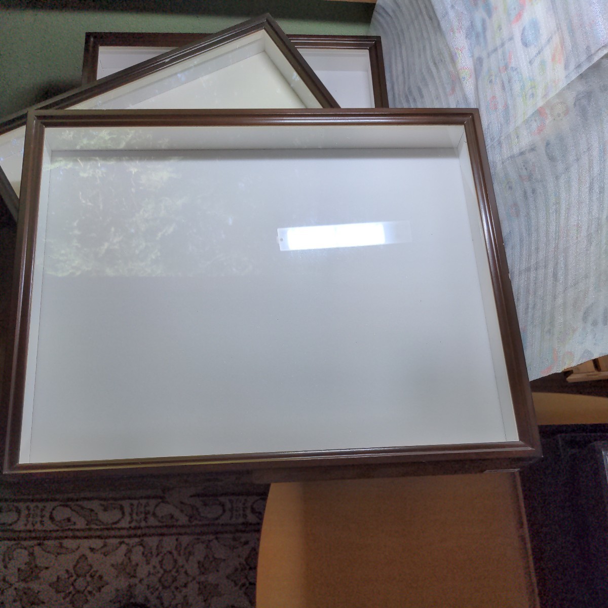 中古ドイツ型標本箱３箱　　　外には少し傷あります。中は一度使用あり