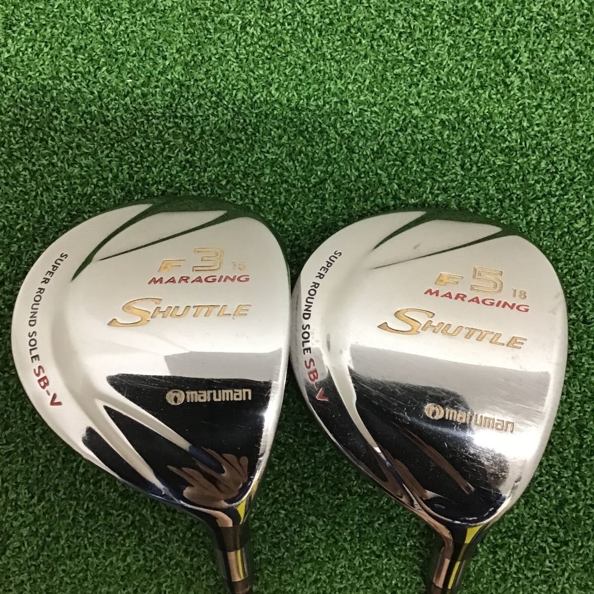 マルマンSHUTTLE フェアウェイ3W.5W☆ Maruman SHUTTLE Wood Fairway 