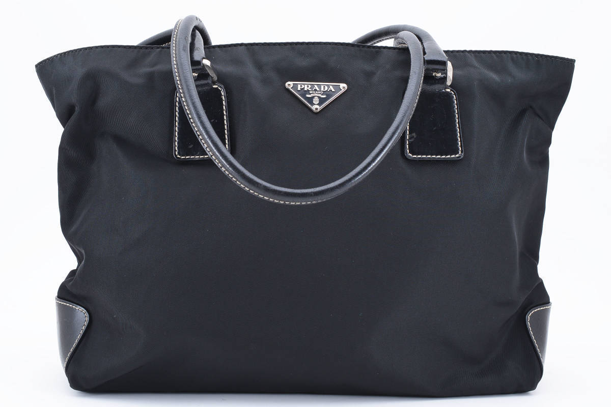 1円 PRADA プラダ テスート ナイロン ポコノ サフィアーノ 肩掛バッグ 