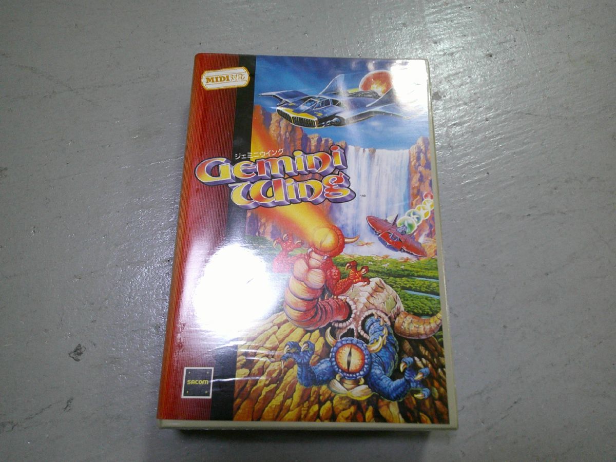 1円スタート☆X68000 ジェミニウイング Gemini Wing 5インチ
