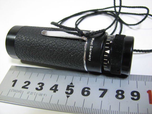 ミニ 単眼鏡 カール・ツァイス 8X20 ペンクリップ付 西ドイツ製 ZEISS 