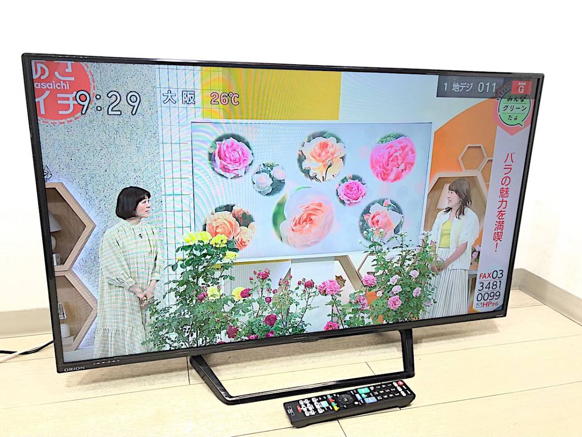 4/277 【動作確認済】オリオン ORION 40型 液晶テレビ OL40WD200 2021