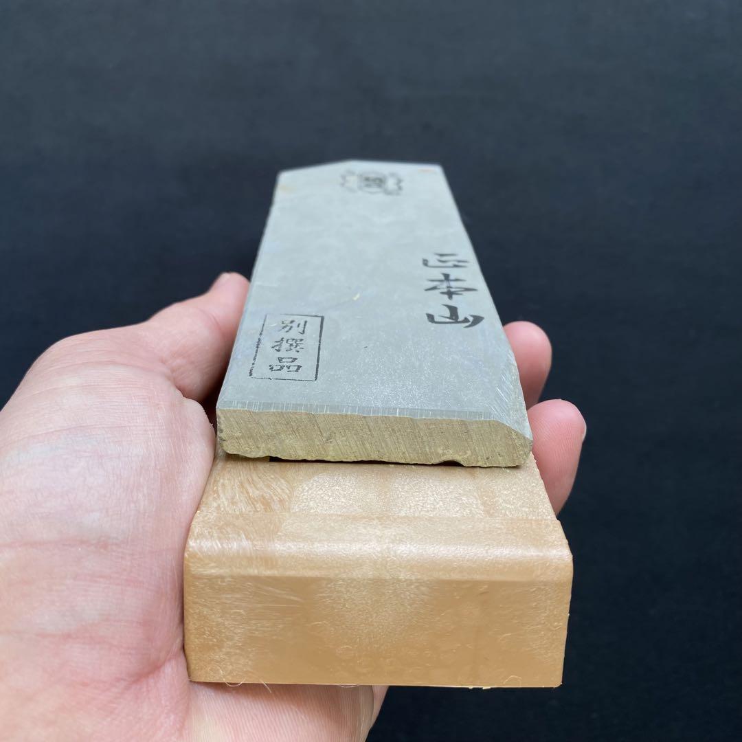 天然砥石 正本山 合砥 京都産 別撰品 100型 仕上砥石 研磨