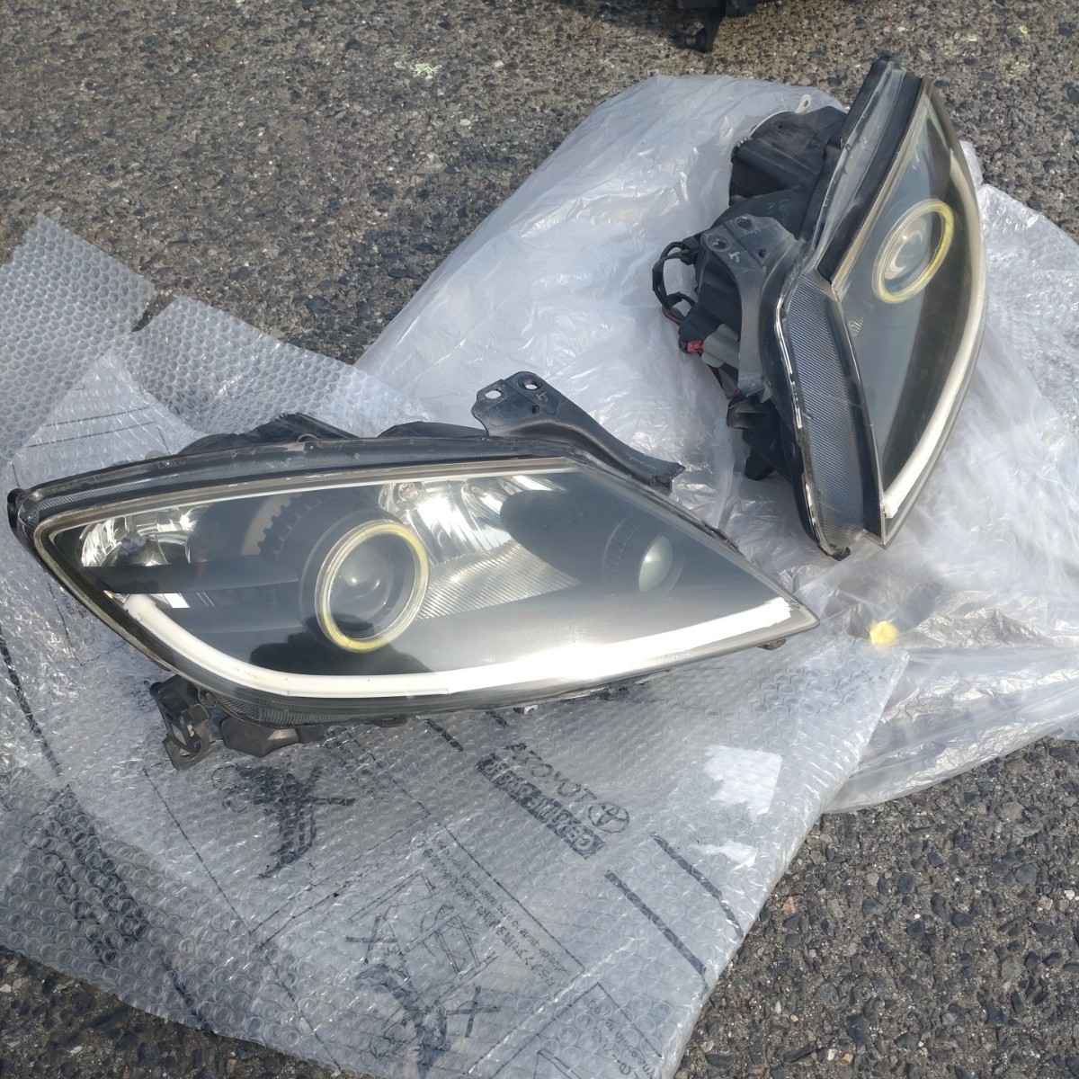 マツダ RX8 前期 ヘッドライト 左右セット 社外品 純正加工