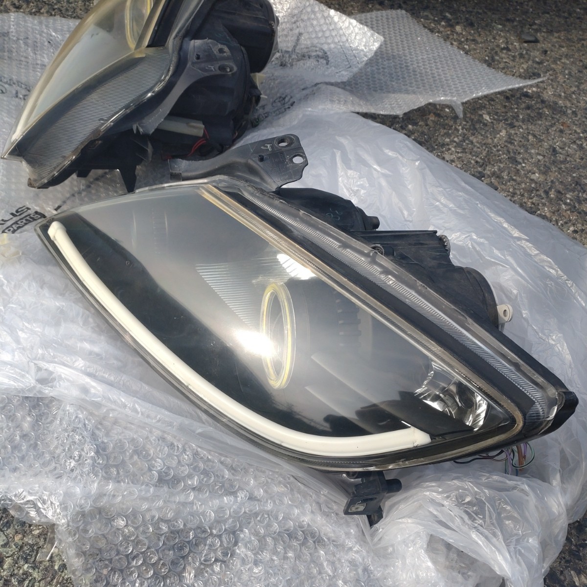 マツダ RX8 前期 ヘッドライト 左右セット 社外品 純正加工