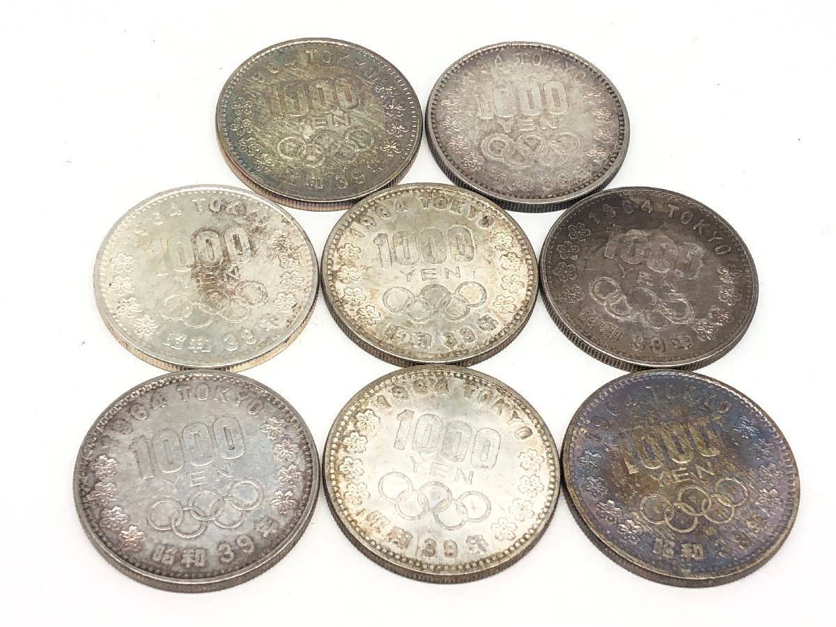 新作登場，100%新品 昭和39年 1964年 東京オリンピック記念 千円銀貨幣 8枚 8 000円分 まとめ UW050250(平成)｜売買されたオークション情報、yahooの商品情報をアーカイブ公開 - オークファン 記念硬貨