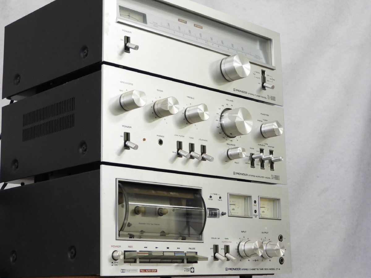 ☆ PIONEER パイオニア TX-6600II / SA-6800II / CT-4 オーディオ3台