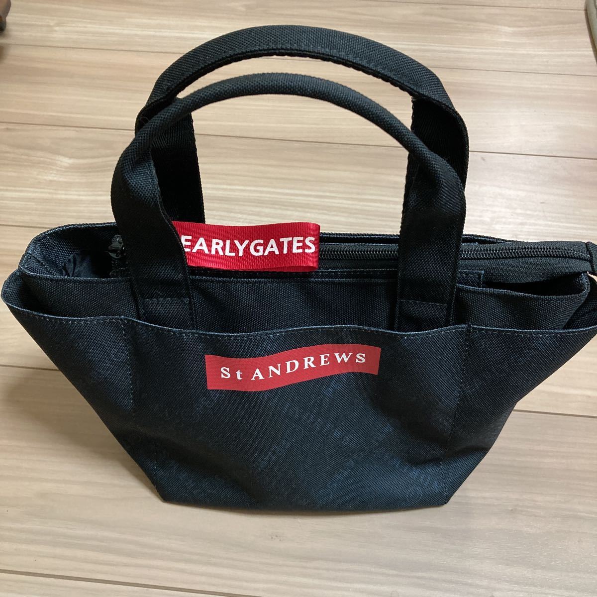 パーリーゲイツ＆セントアンドリュースコラボ ラウンドバッグ ラウンド