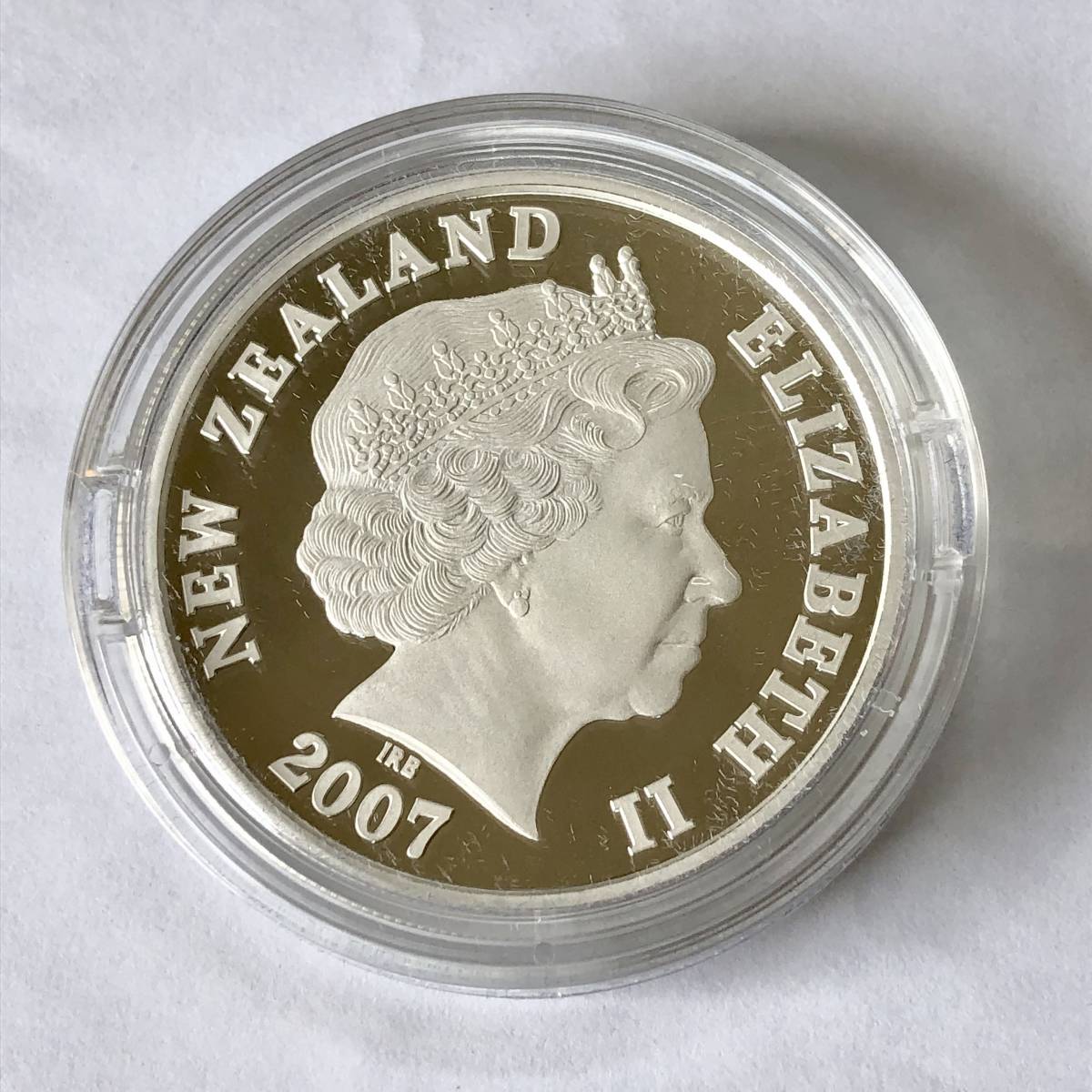 2007年 ニュージーランド 1ドル プルーフ銀貨 1オンス アオラキ