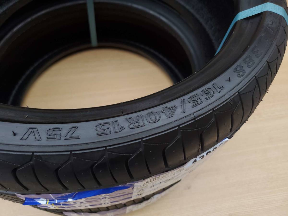165/40r15 新品タイヤホイールセット2本やで！ 2.ランドセイルLS388