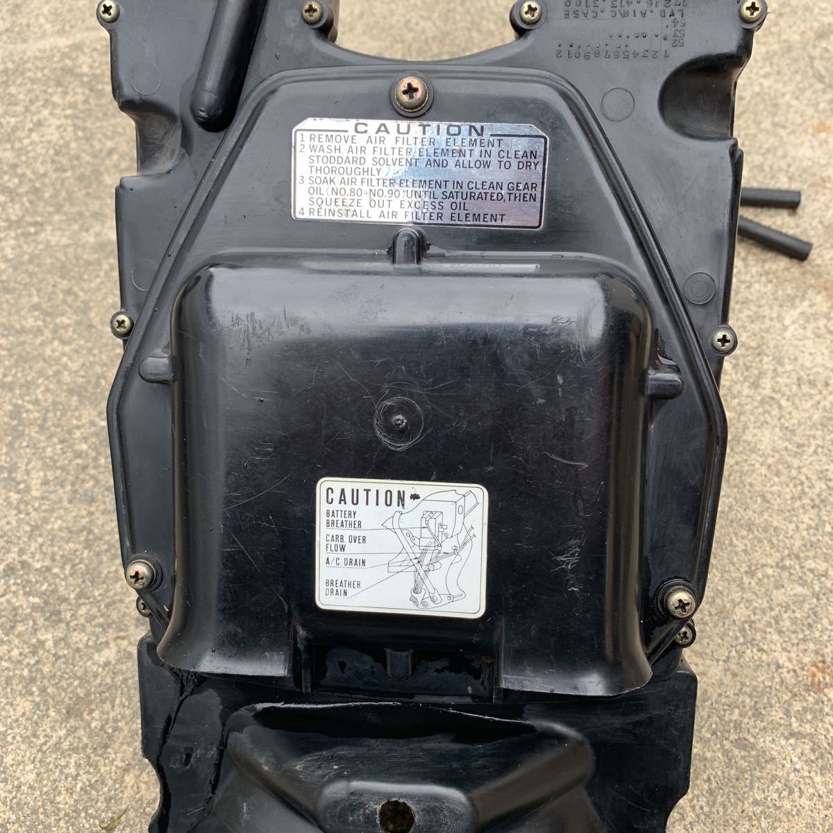 B1 極上 1台ばら売り CB400N エアクリ ボックス エアクリーナー 純正