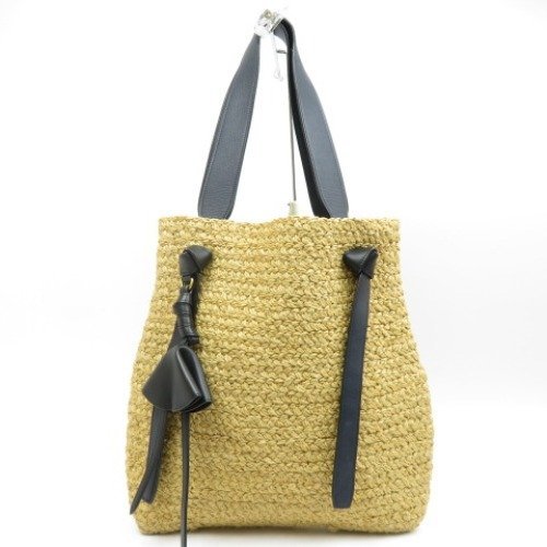 セリーヌ CELINE ハンドバッグ タイ ミディアム レザー ブルー バッグ