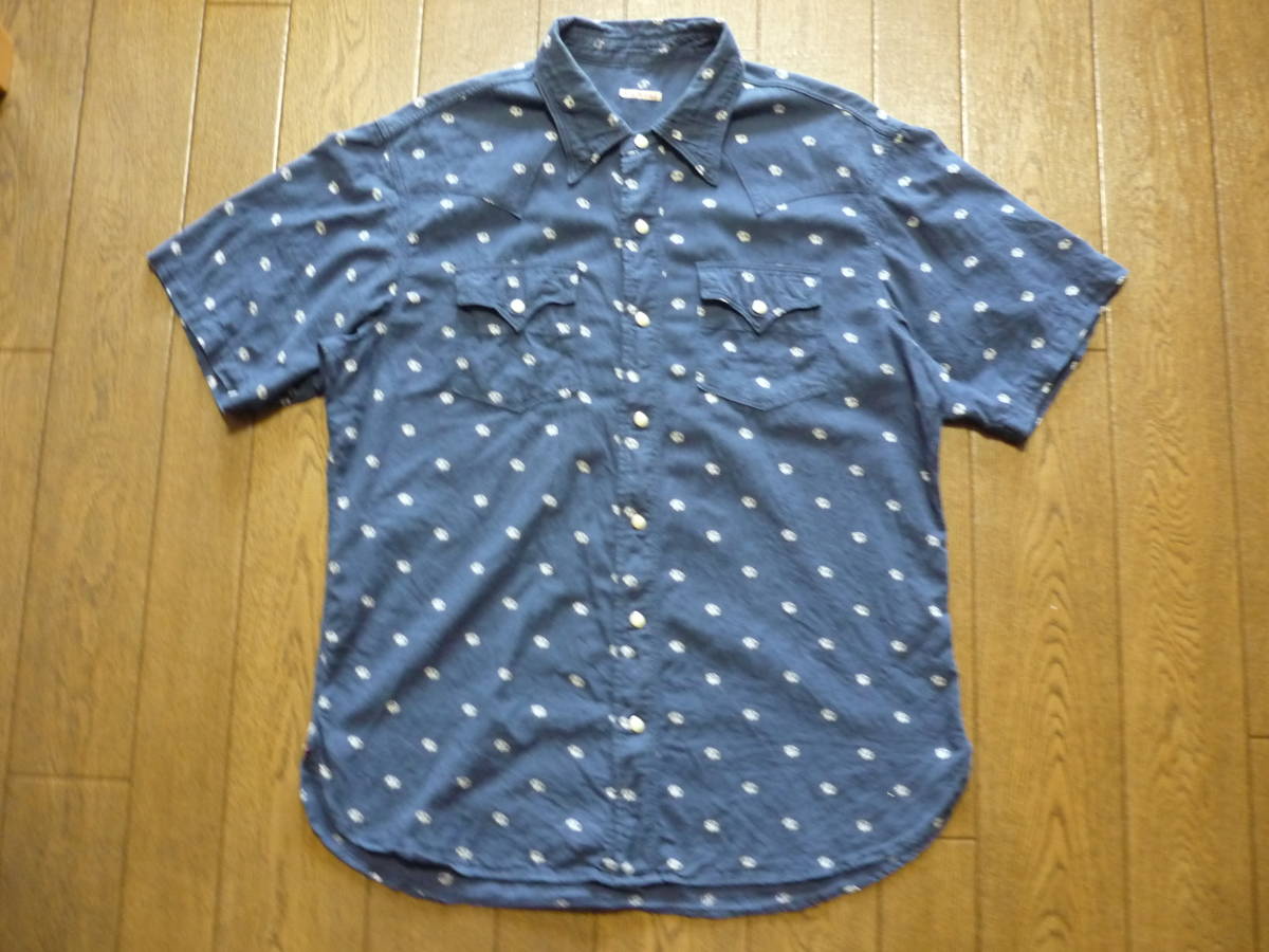 KAPITAL 半袖シャツ（日本製） KAPITAL キャピタル 半袖 総柄 シャツ サイズ4 キャピタル KAPITAL