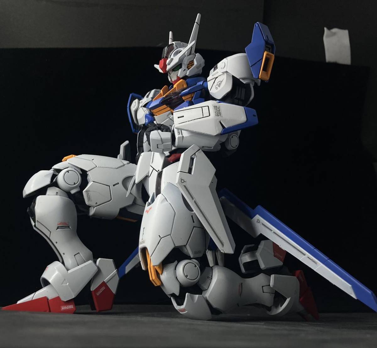 フルメカニクス ガンダムエアリアル ミキシング完成品 全塗装 水星の魔女 フルメカニクス ガンダムエアリアル ミキシング完成品 全塗装 水星の