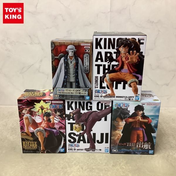 1円〜 未開封 ONE PIECE THE 出航 モンキー・D・ルフィ KING OF ARTIST THE サンジ ワノ国 他