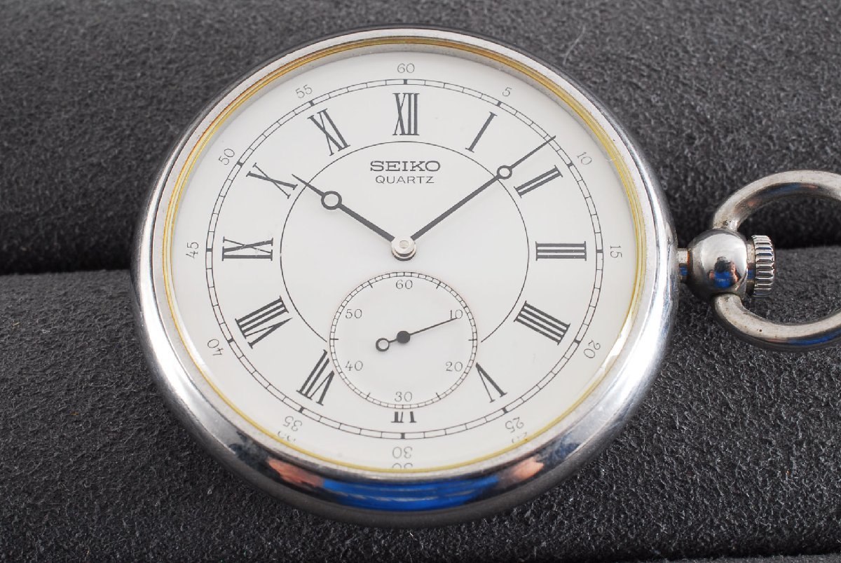 セイコー SEIKO 2628-0120 懐中時計 クオーツ クォーツ - ゴールド 