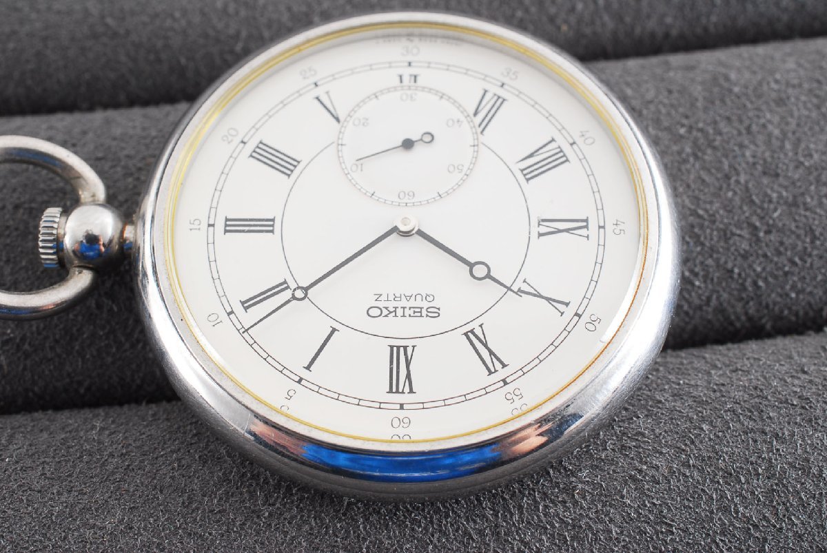 使用済み セイコー SEIKO 2628-0120 懐中時計 クオーツ クォーツ - ゴールド