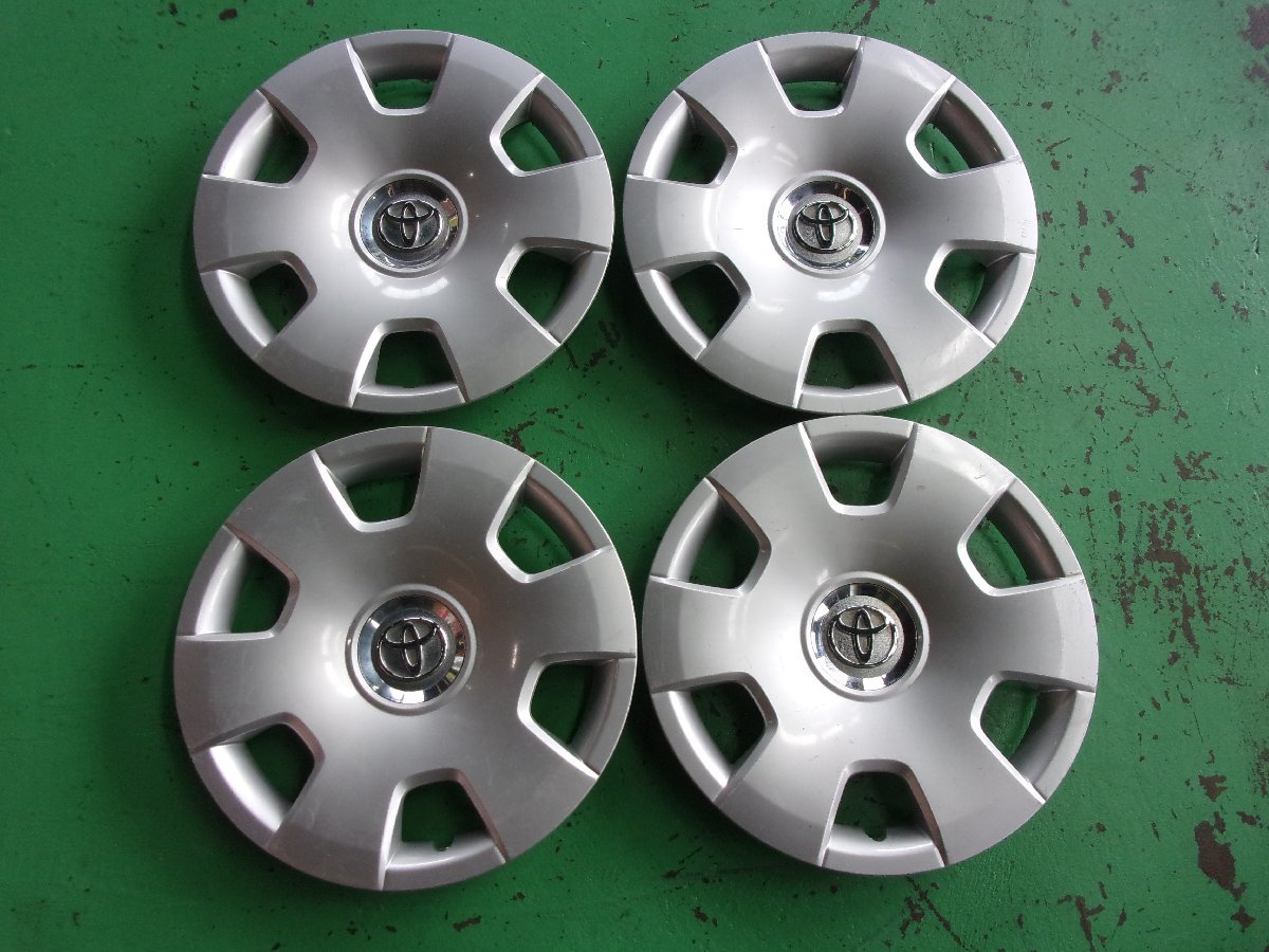 送料無料【トヨタ】15インチ☆200系　ハイエース[純正]ホイールカバー☆4枚セット[中古］