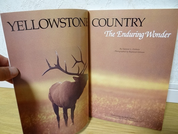 希少 ビンテージ 洋書 イエローストーン国立公園 YELLOWSTONE カラー