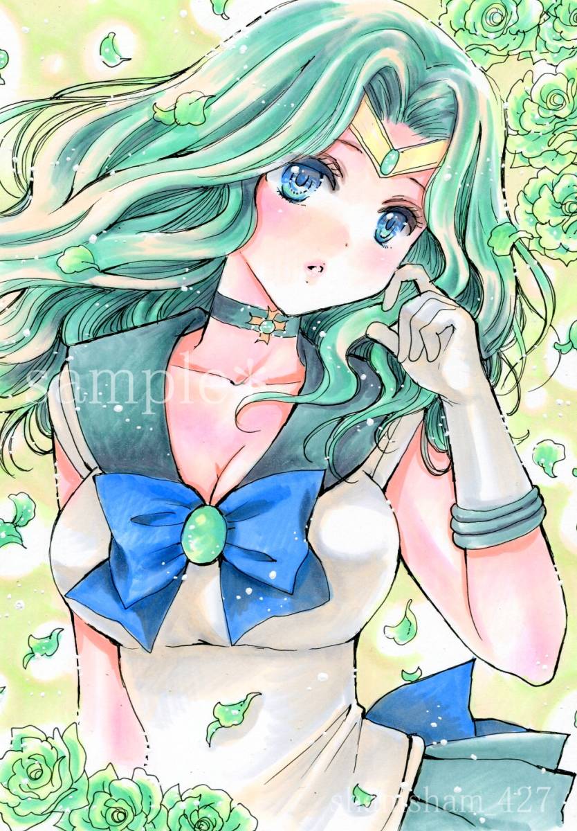 手描きイラスト セーラームーン ネプチューン 同人手描きイラスト☆美少女戦士☆セーラーネプチューン＜海王みちる