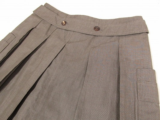 k5963：イタリア製 MARNI マルニ コットン台形スカート プリーツ  