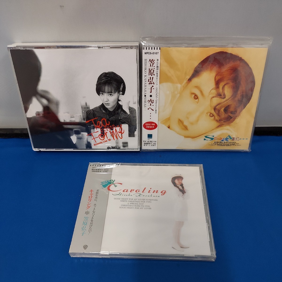 ☆超美品&未開封品 笠原弘子 CD/DVD4点セット Tea For Me/WPC6-8168~9 