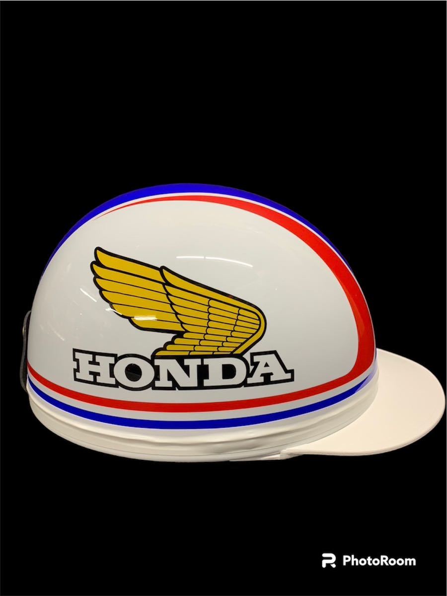 コルク半 ホンダ カスタム 半キャップ ヘルメット(フリーサイズ)｜売買 